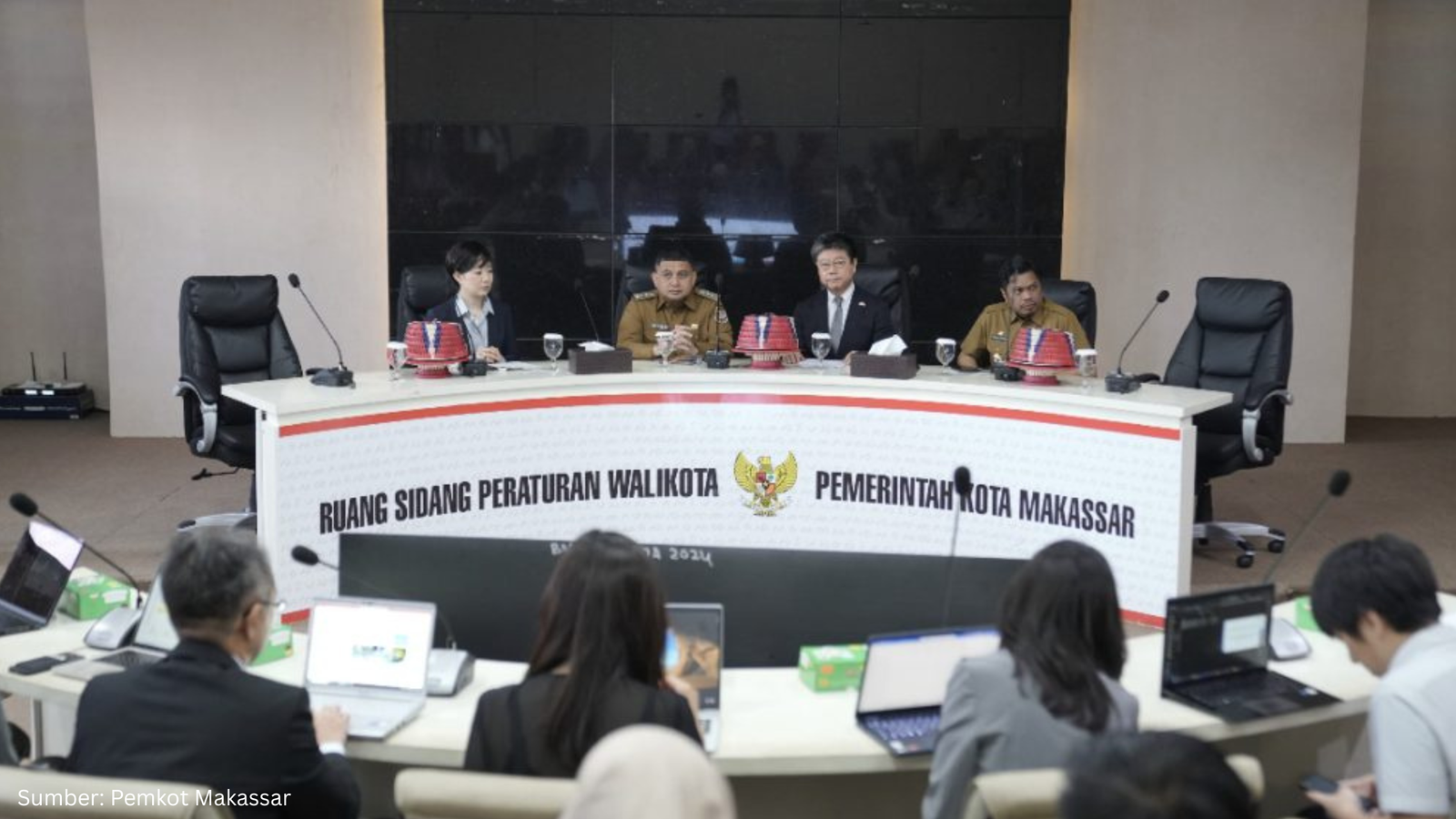 Makassar dan Yokohama Berkolaborasi Wujudkan Kota Nol Karbon Berbasis Geospasial